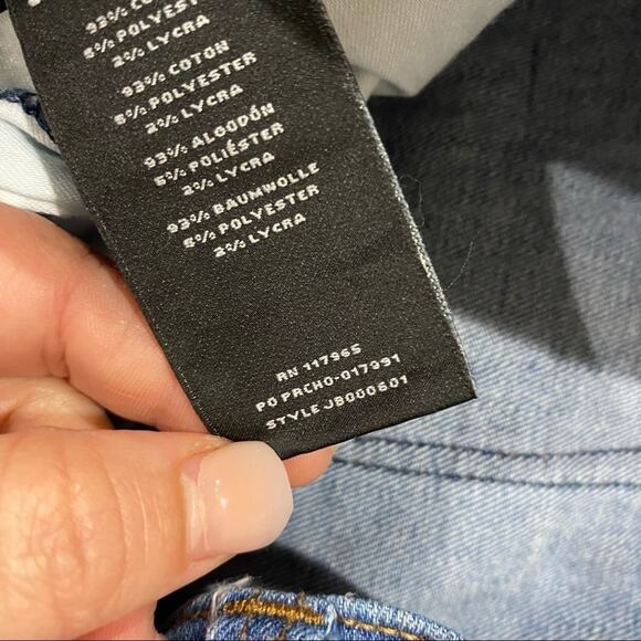 J Brand 811 Angelic Mid Rise Blue Skinny Stretch Denim Jeans Size 27 - Picture 11 of 11